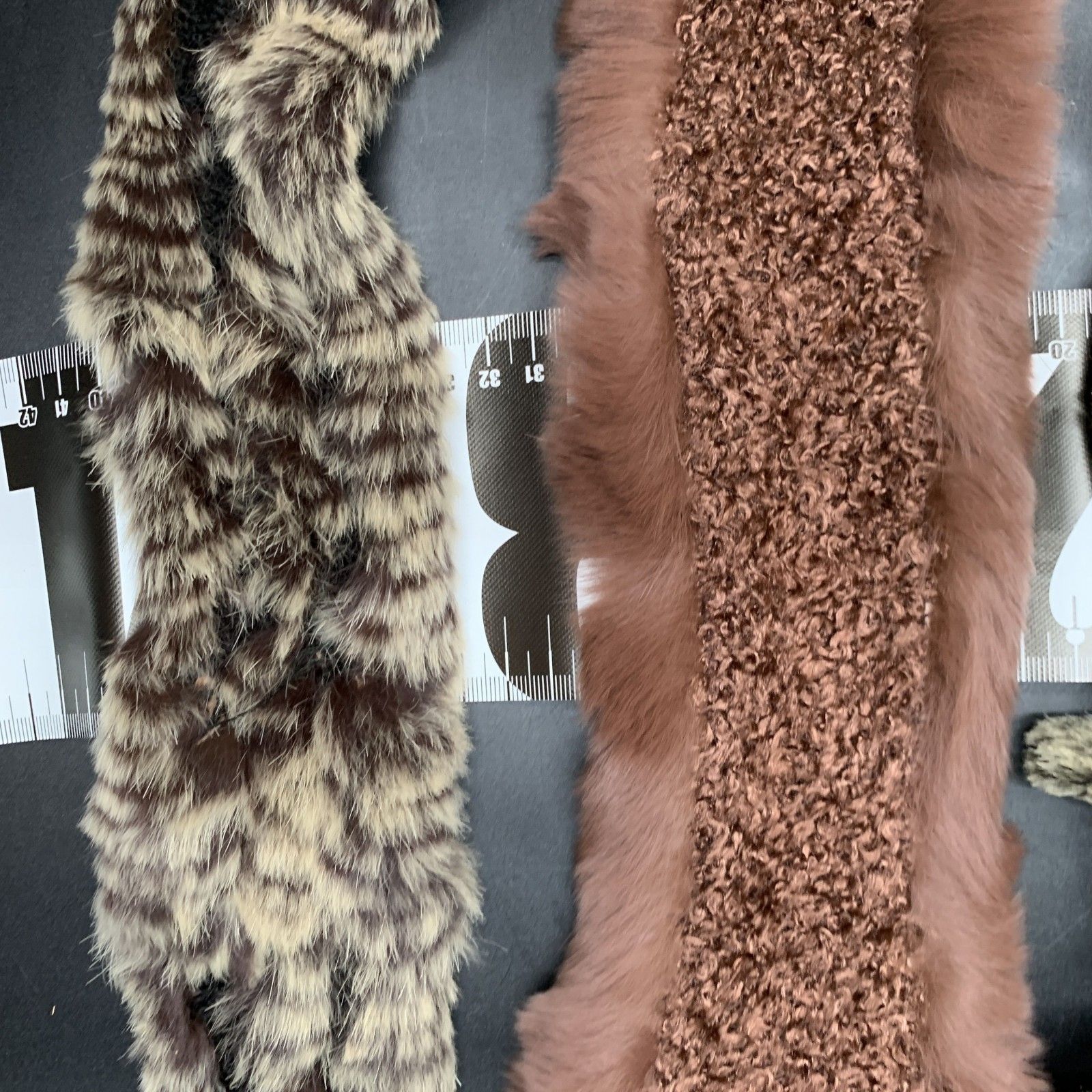 N336 未使用保管品 毛皮4点おまとめ ムーンバット他 リアルファー ティ