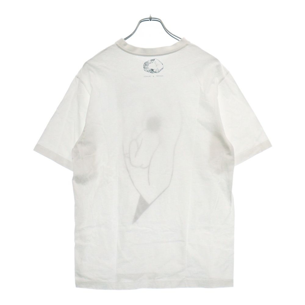 LEMAIRE (ルメール) 22SS PRINTED T-SHIRT WITH SIDE SLIT サイド