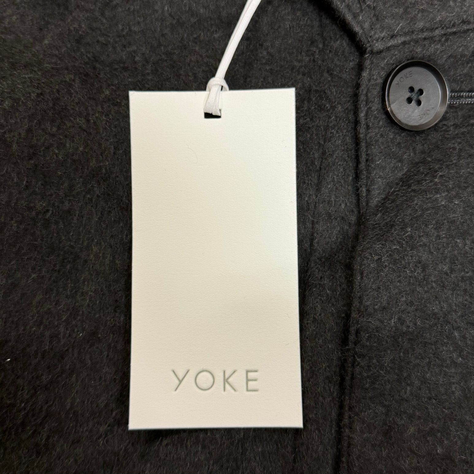 定価107800円 新品 YOKE 22AW COTTON YAK STAND COLLAR COAT コットン Yoke Cotton Yak Stand Collar Coat size:2