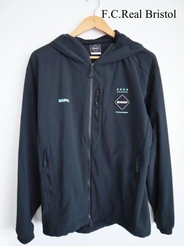 F.C.Real Bristol エフシー ルブリストル LYCRA HOODED BLOUSON メンズ Lサイズ ジャケット 定価49500円 送料込み スポーティ スタイリッシュ カジュアル 6458650