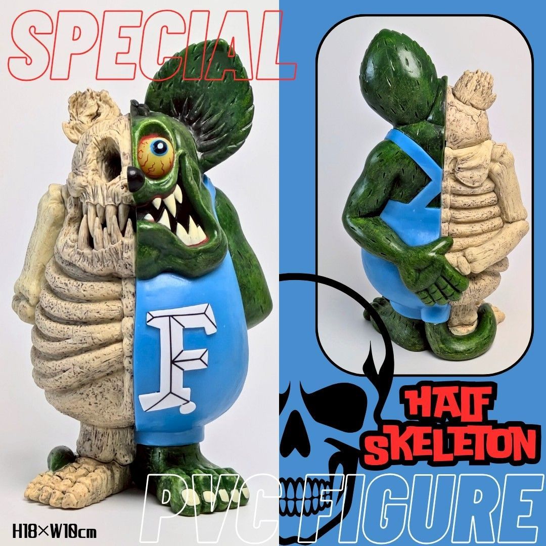 RAT FINK ラットフィンク ブルー フィギュア エド ビッグダディ ロス BIG DADY レア 希少 ラットフィンク ジャンボ コインバンク 貯金箱 RAT FINK ブルー フィギュア