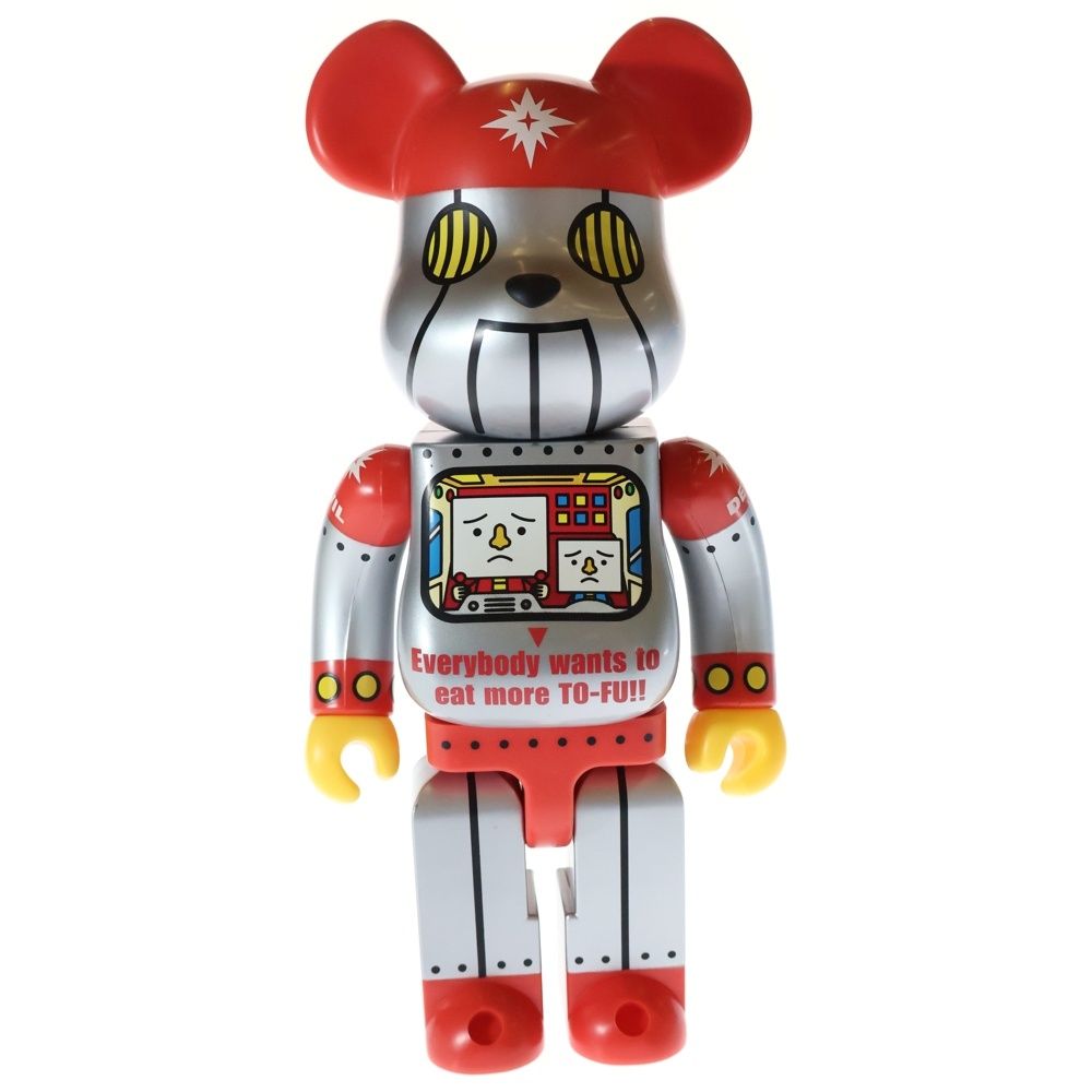 MEDICOM TOY - MEDICOM TOY メディコムトイ EVIL BEAR BE@RBRICK 400% デビルベアー ベアブリック フィギュア レッド/シルバー MEDICOM TOY (メディコムトイ) EVIL BEAR BE@RBRICK 400% デビルベアー