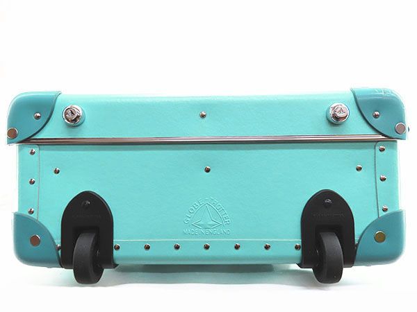 激 超 ティファニー TIFFANY-Co. グローブトロッター GLOBE TROTTER コラボ キャリーオン 34 L 2輪 キャリーバッグ キャリーケース トラベルバッグ トロリー トランク ブルー