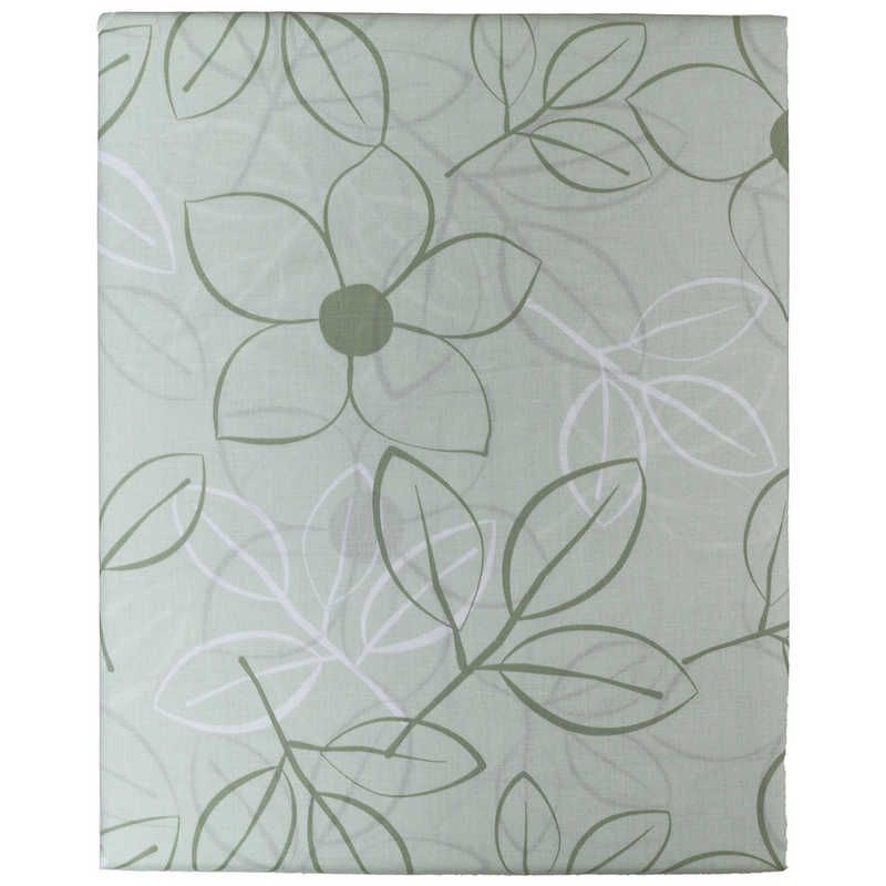 【 新品 未開封 】 生毛工房 【掛ふとんカバー】 綿ローン リーフ シングルロングサイズ(綿100%/150×230cm/グリーン) 未使用 送料無料