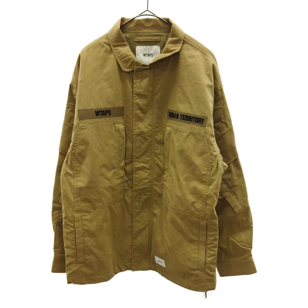 WTAPS (ダブルタップス) 21SS D90 JACKET NYCO.TUSSAH ロゴワッペン 