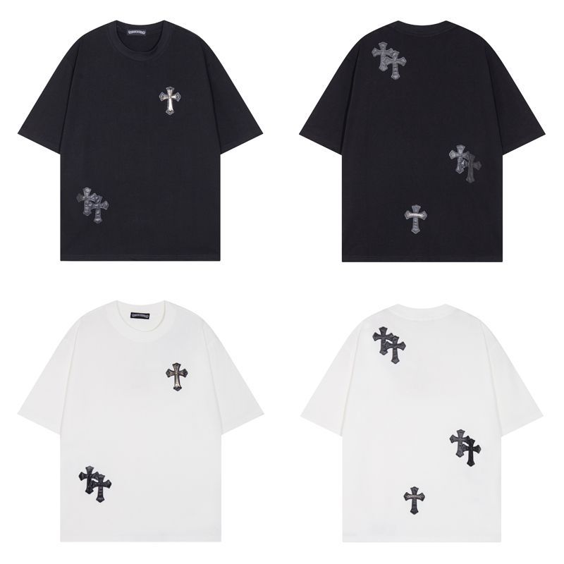 Chrome hearts クロムハーツ Tシャツ プリントシャツ 半袖Tシャツ 男女兼用 黒/白 S-XLサイズ#6 - メルカリ