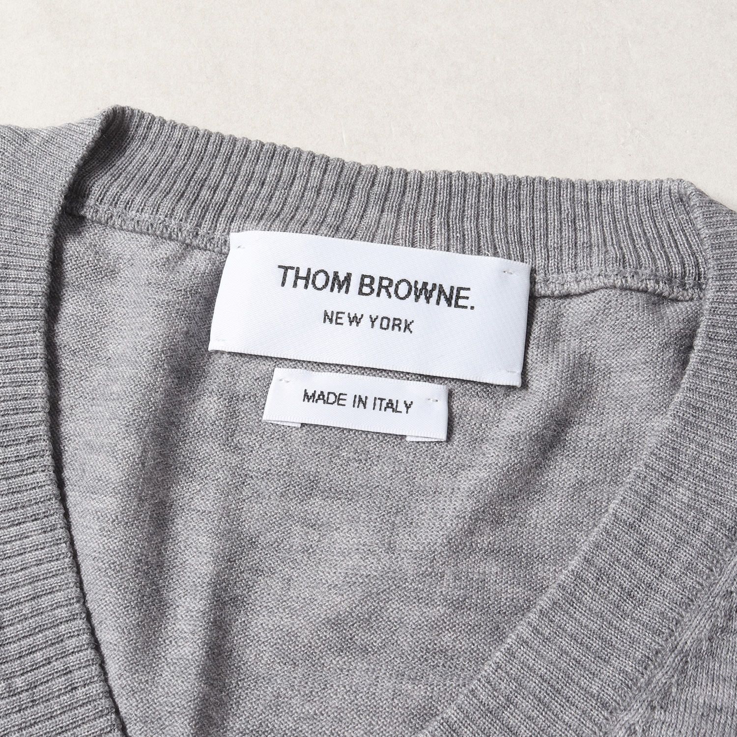 美品 THOM BROWNE トムブラウン ニット サイズ: 2 21AW ファインメリノ 