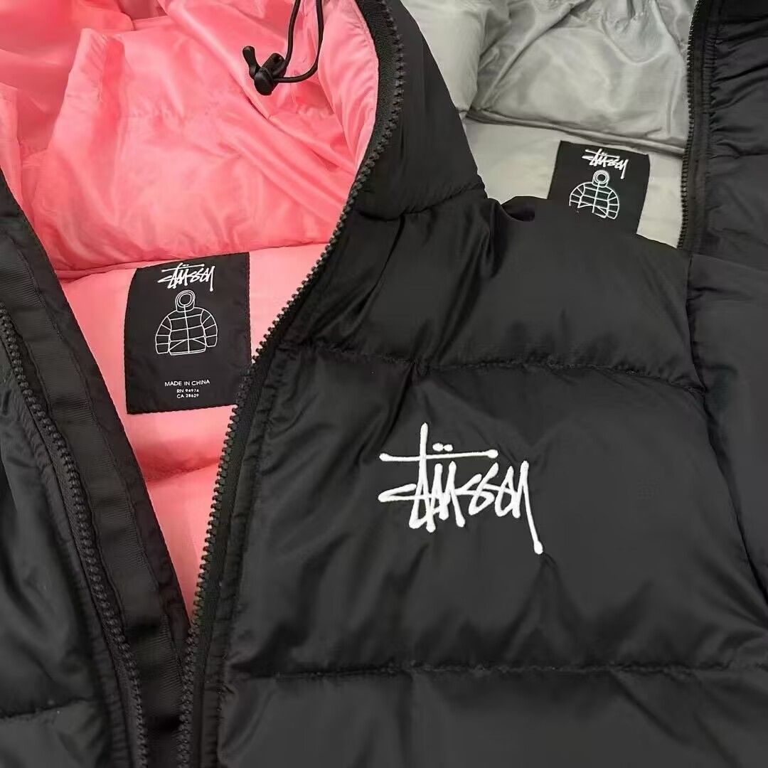 秋冬新品 Stussyステューシー ダウンジャケット 男女兼用 3色 秋冬新品 Stussyステューシー ダウンジャケット 男女兼用 3色