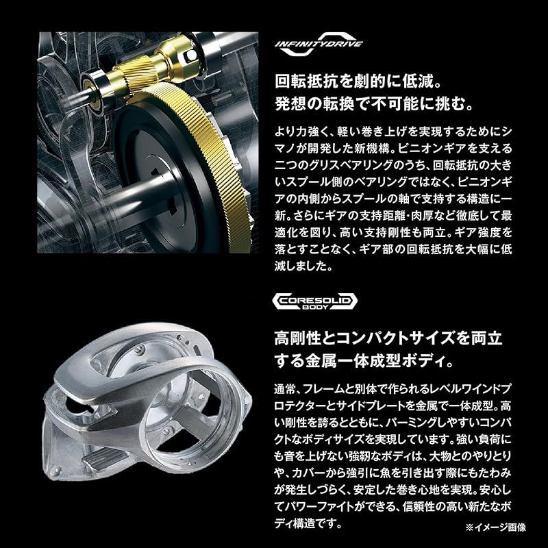 シマノ(SHIMANO) ベイトリール 24 メタニウム DC 71HG(左) 1