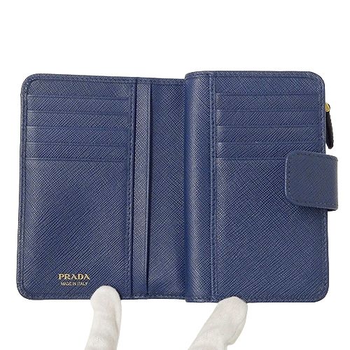 プラダ PRADA 財布 レディース メンズ ブランド 二つ折り財布 