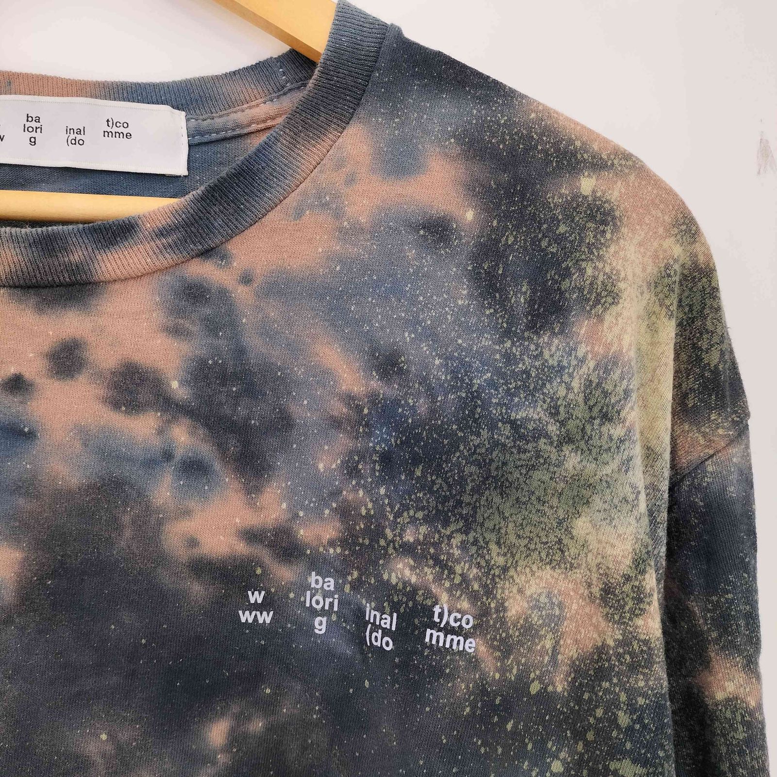 バル BAL LOGO TIE DYE LS TEE ロゴタイダイロングスリーブTシャツ 