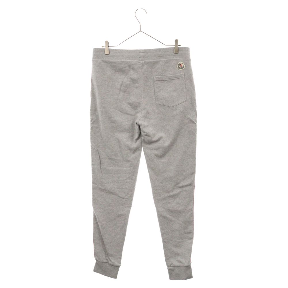 MONCLER (モンクレール) PANTALONE SWEAT BOTTOMS サイドライン パンタロン スウェット パンツ ライトグレー  F20918H71700 V8162 - メルカリ