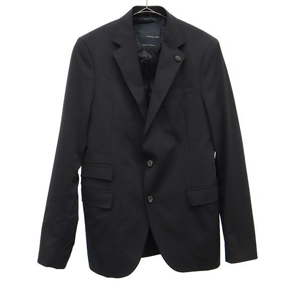 ザラマン テーラードジャケット 38 ブラック ZARA MAN メンズ 古着 【231123】