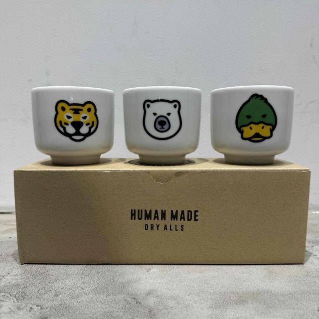 食器 HUMAN MADE HUMAN MADE 22ss SAKE CUP SET (3P/ANIMAL) HM23GD109 ヒューマン