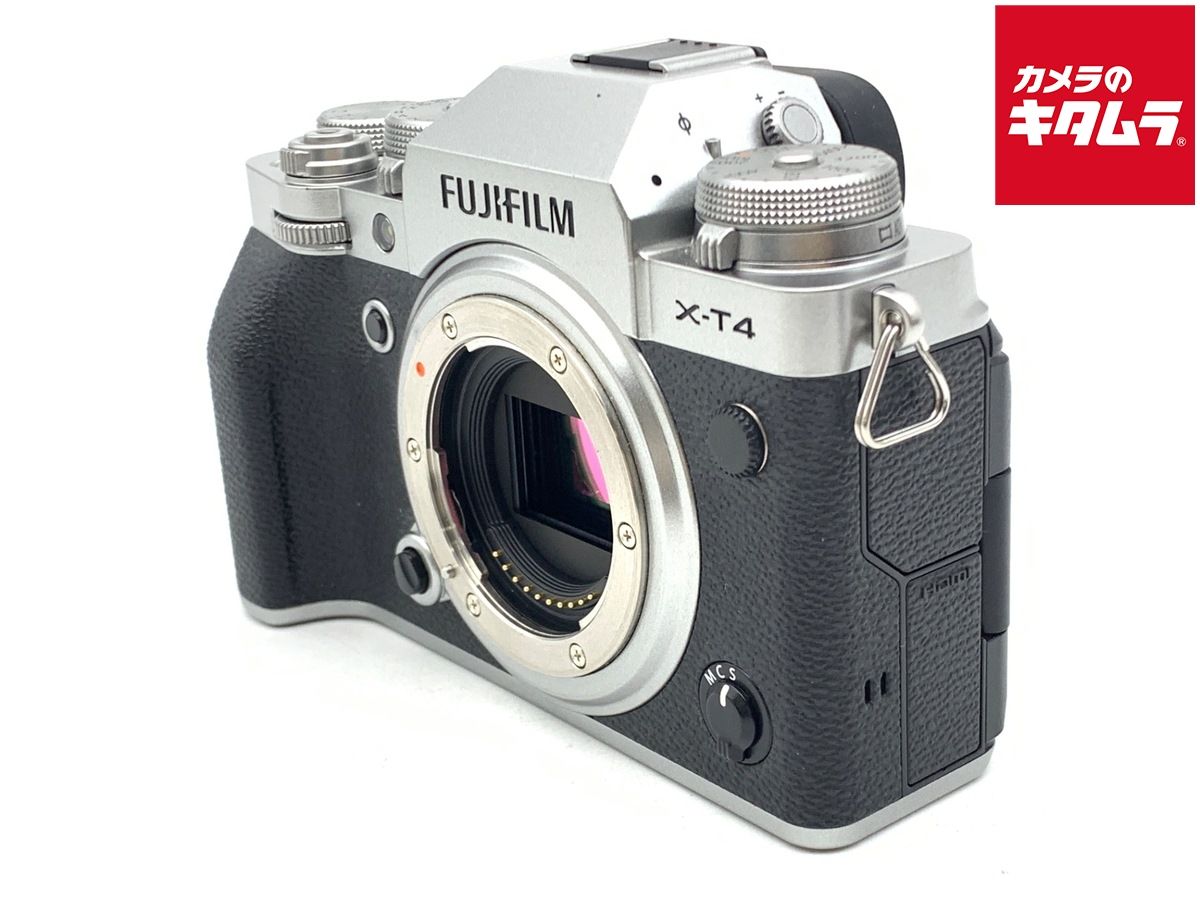 並品 フジフイルム X-T4 ボディ シルバー