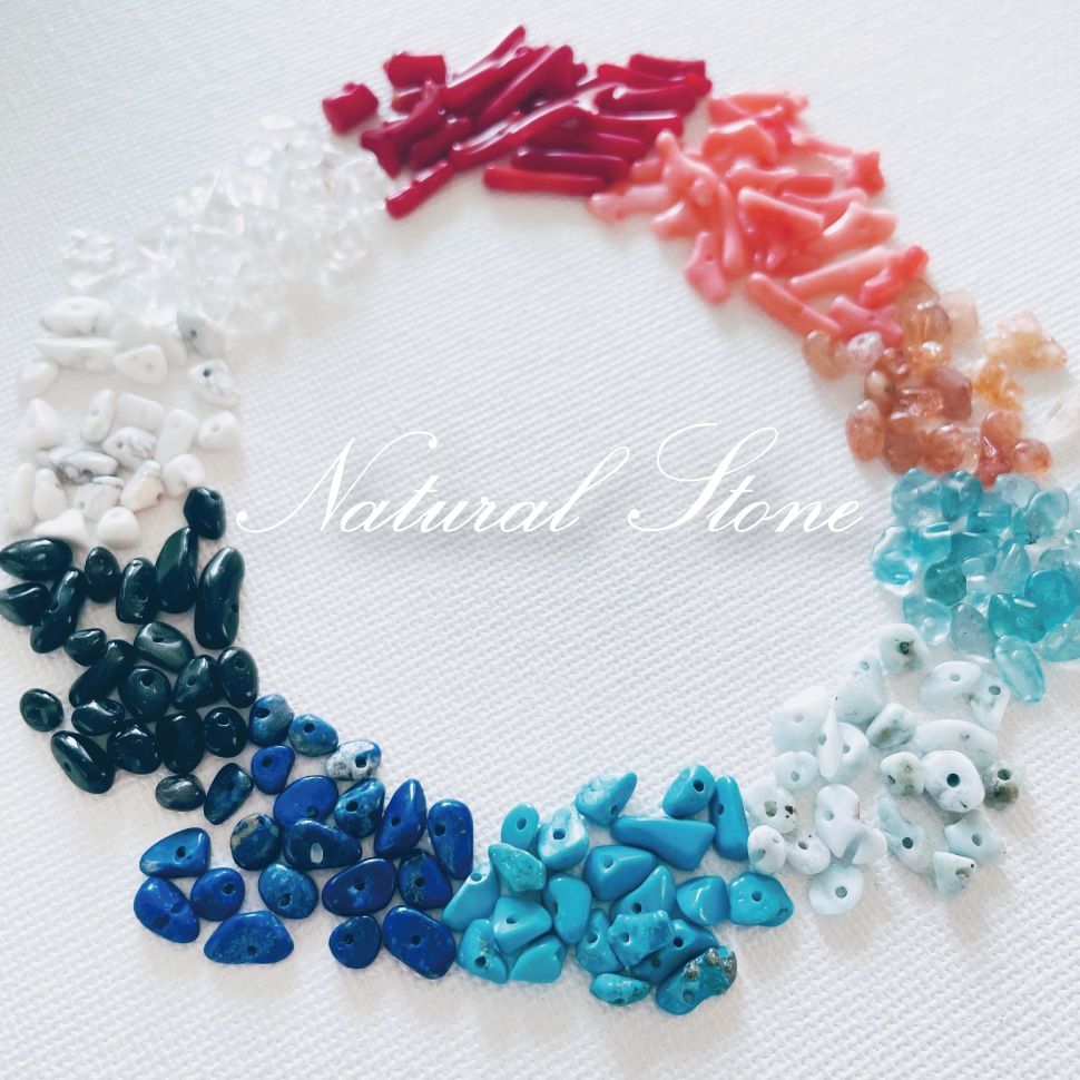 NS-33【再販 】天然石さざれ♡10色アソート 詰め合わせNatural No.5_D7