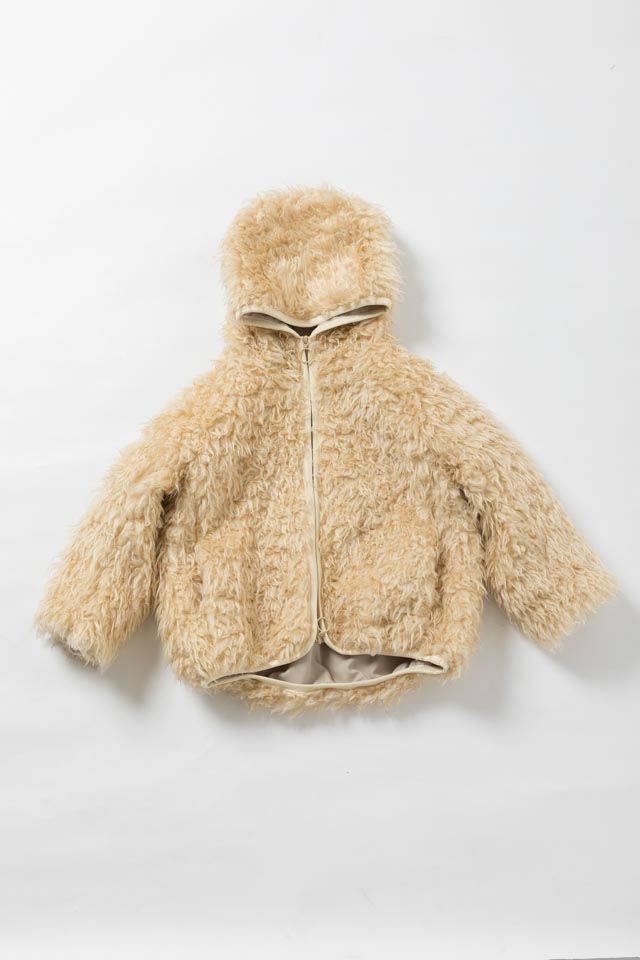 MOUN TEN./ファーブルゾン ジャケット アウター　新品子供服110 キッズ 女の子 男の子