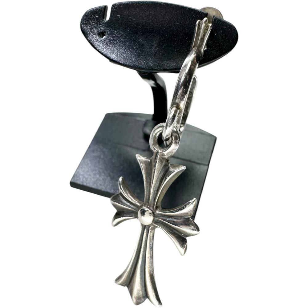 CHROME HEARTS/クロムハーツ】タイニーCHクロスフープ ピアス シルバー