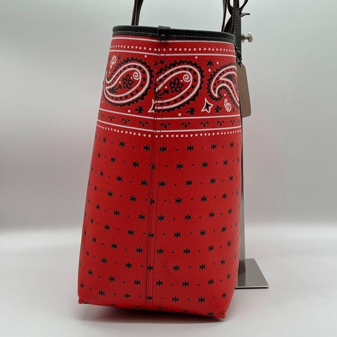 極美品COACH コーチ ディズニー コラボ ペイズリー トートバッグ 極美