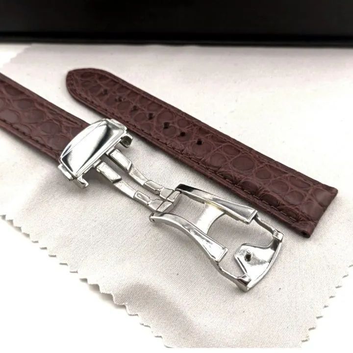 ROLEX尾錠19ミリ本ワニ革ベルト