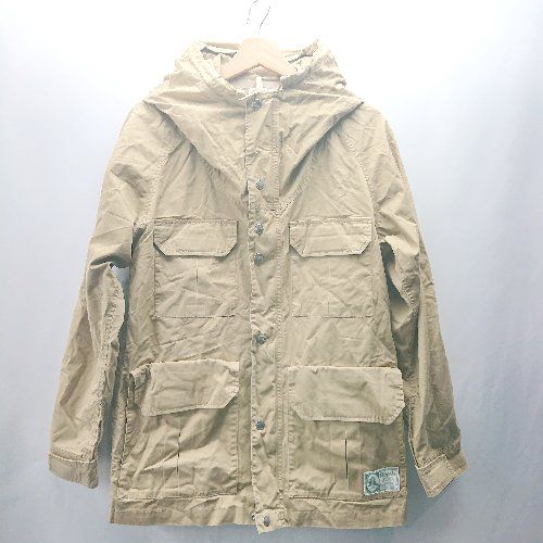 ◇ ⊇ woods ウッズ ブランドロゴ入り 長袖 マウンテンパーカー サイズ 