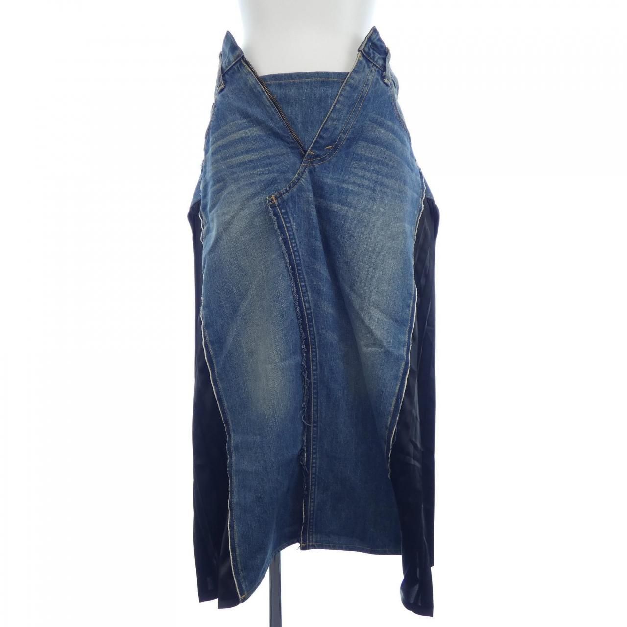 ジュンヤワタナベ　スカート　サイズS JUNYA WATANABE（ジュンヤワタナベ）ミニスカート 紺 サイズ:S