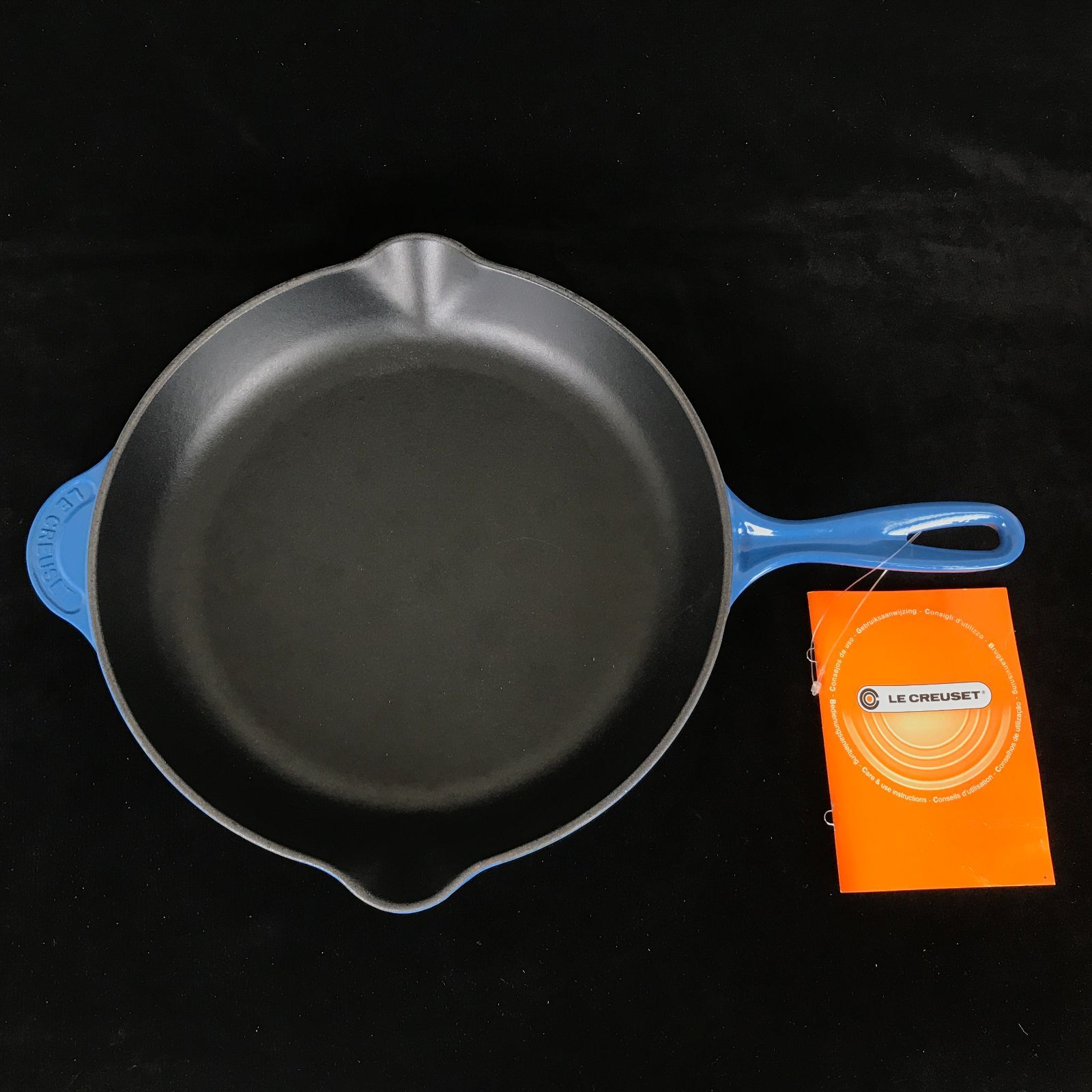 1206【未使用品】LE CREUSET ル・クルーゼ スキレット 30cm ブルー 鍋 調理器具