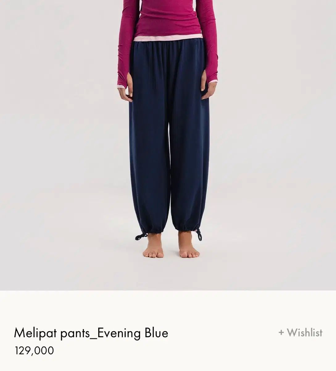 BUDHI MUDRA ブディムドラ ムードLEE リー パンツ ブラックS