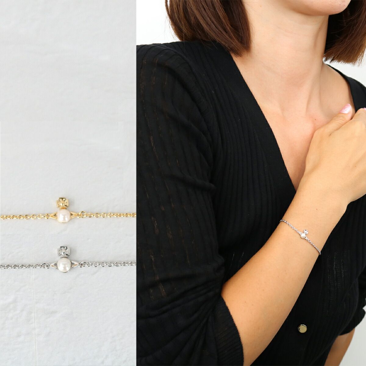 Vivienne Westwood ヴィヴィアン ウエストウッド ブレスレット BALBINA BRACELET 61020177-02P118-CN|02R313-CN パール オーブ