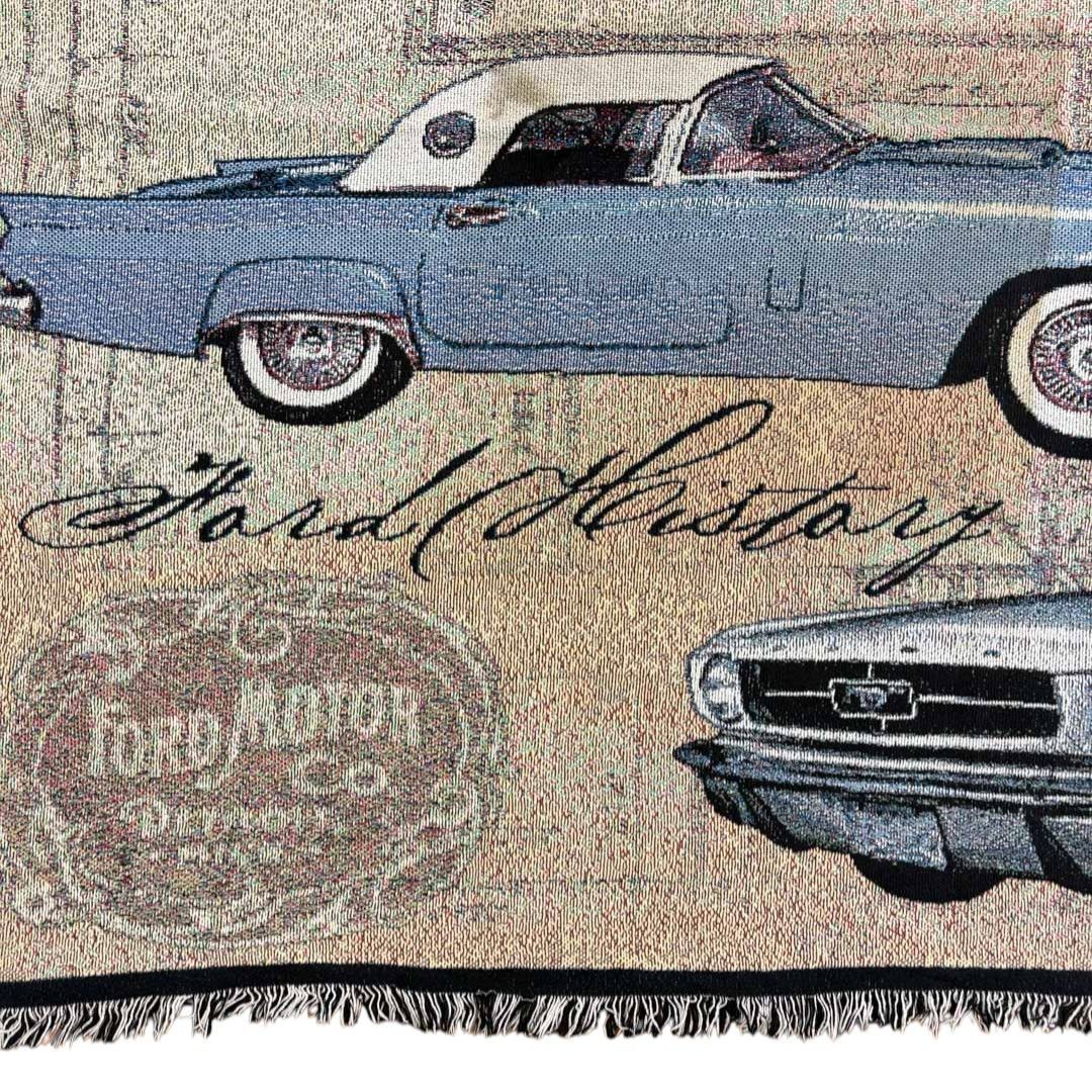 vintageラグ カーペット フォード 企業ロゴ レトロカー 1960 vintageラグ カーペット フォード 企業ロゴ レトロカー 1960 - メルカリ