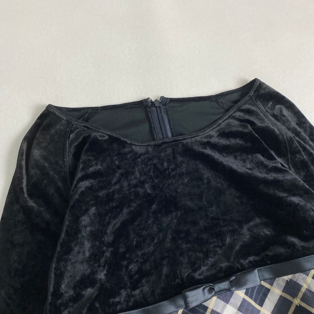 美品　マドモアゼル クリスチャンディオール　長袖ワンピース　ドッキング マドモアゼルディオール ワンピース マドモアゼル ドッキング