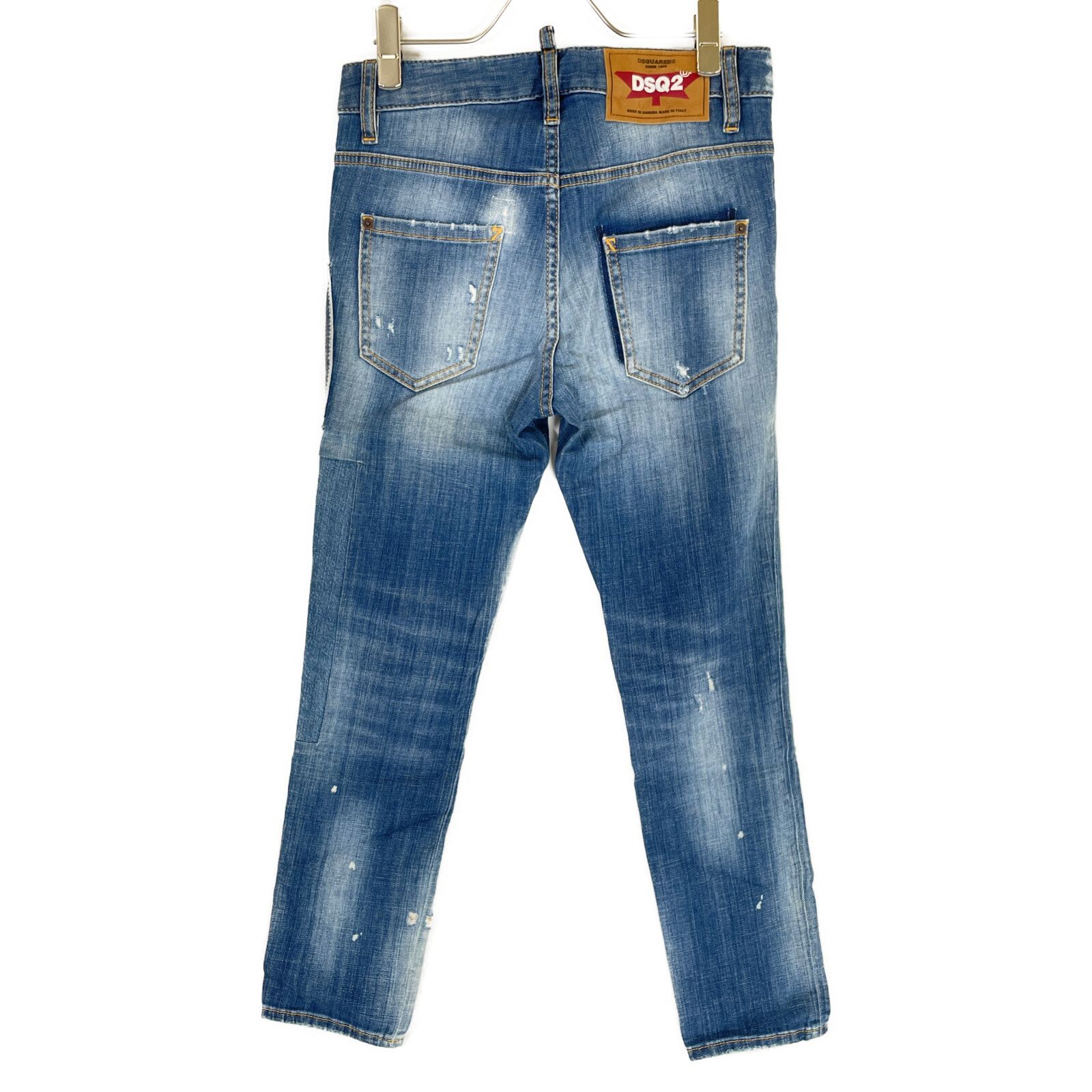 DSQUARED2 ディースクエアード 【美品/国内正規】S72LB0076 Cool girl jean ダメージ加工 ボタンフライ デニムパンツ/ 34