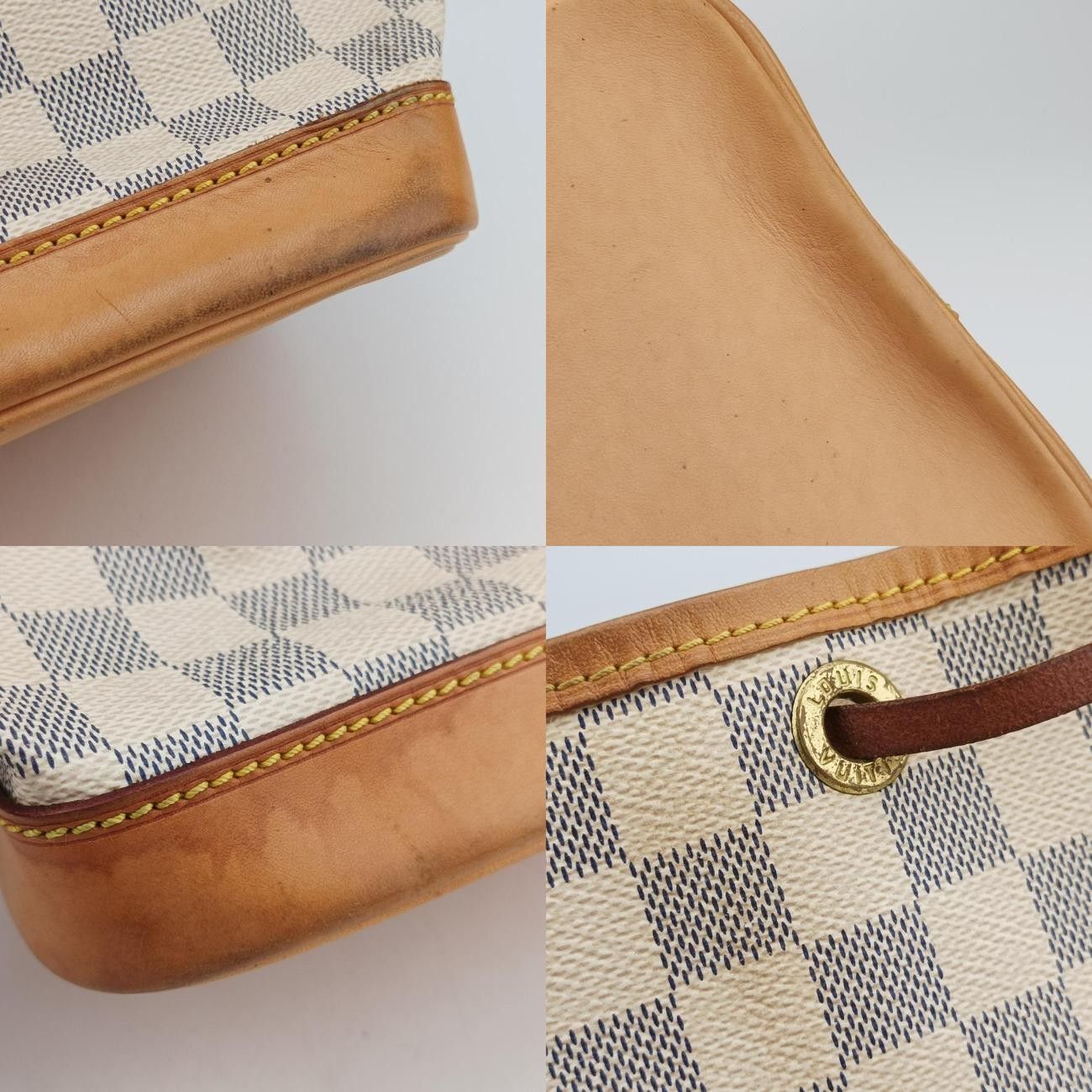 VuittonノエBBアズールダミエキャンバスN41220AR4124