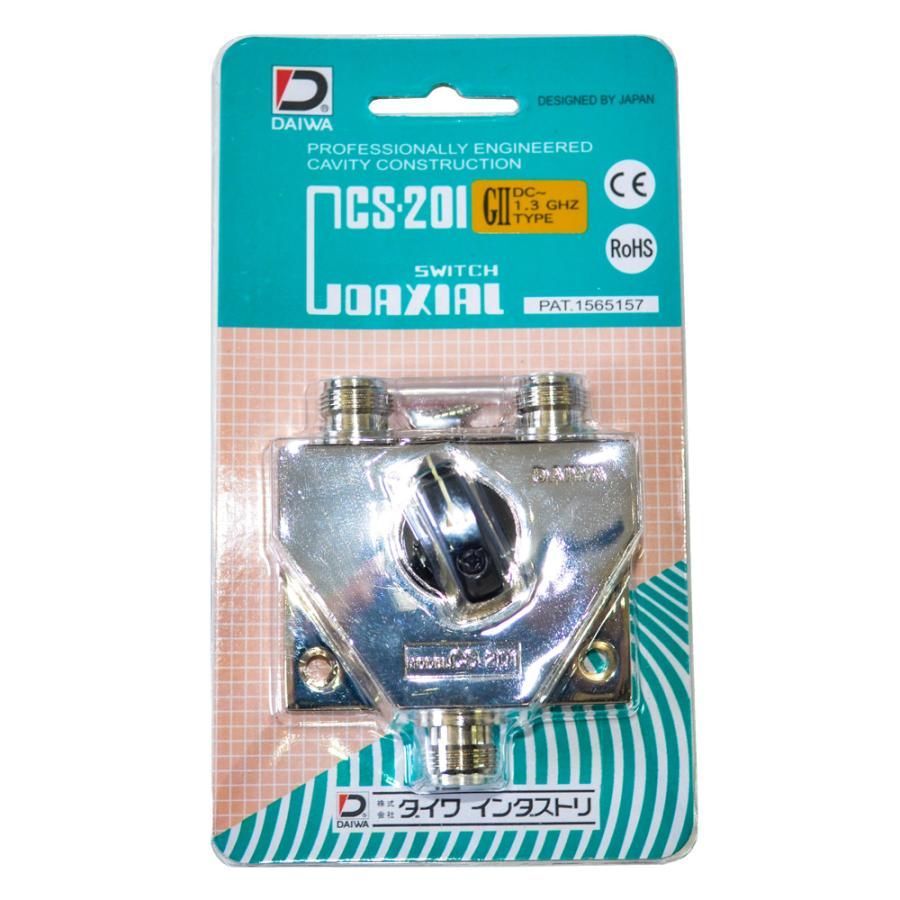ダイワインダストリ CS-201G2 CS-201G II アマチュア無線用 同軸切換器 同軸スイッチ CS-201G-II｜CS-201G-2 沖縄 離島を除く