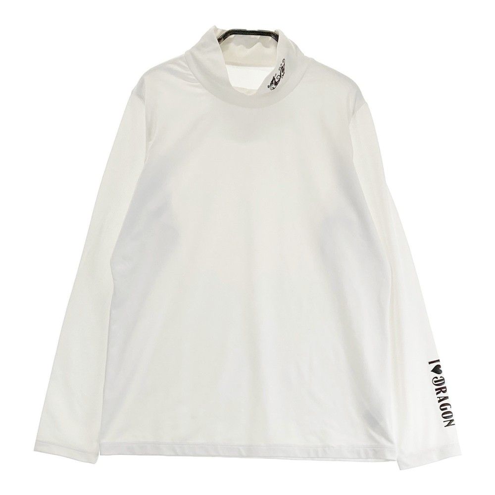 DANCE WITH DRAGON ゴルフシャツ サイズ3 ホワイト Dance With Dragon ダンスウィズドラゴン ゴルフシャツ サイズ3