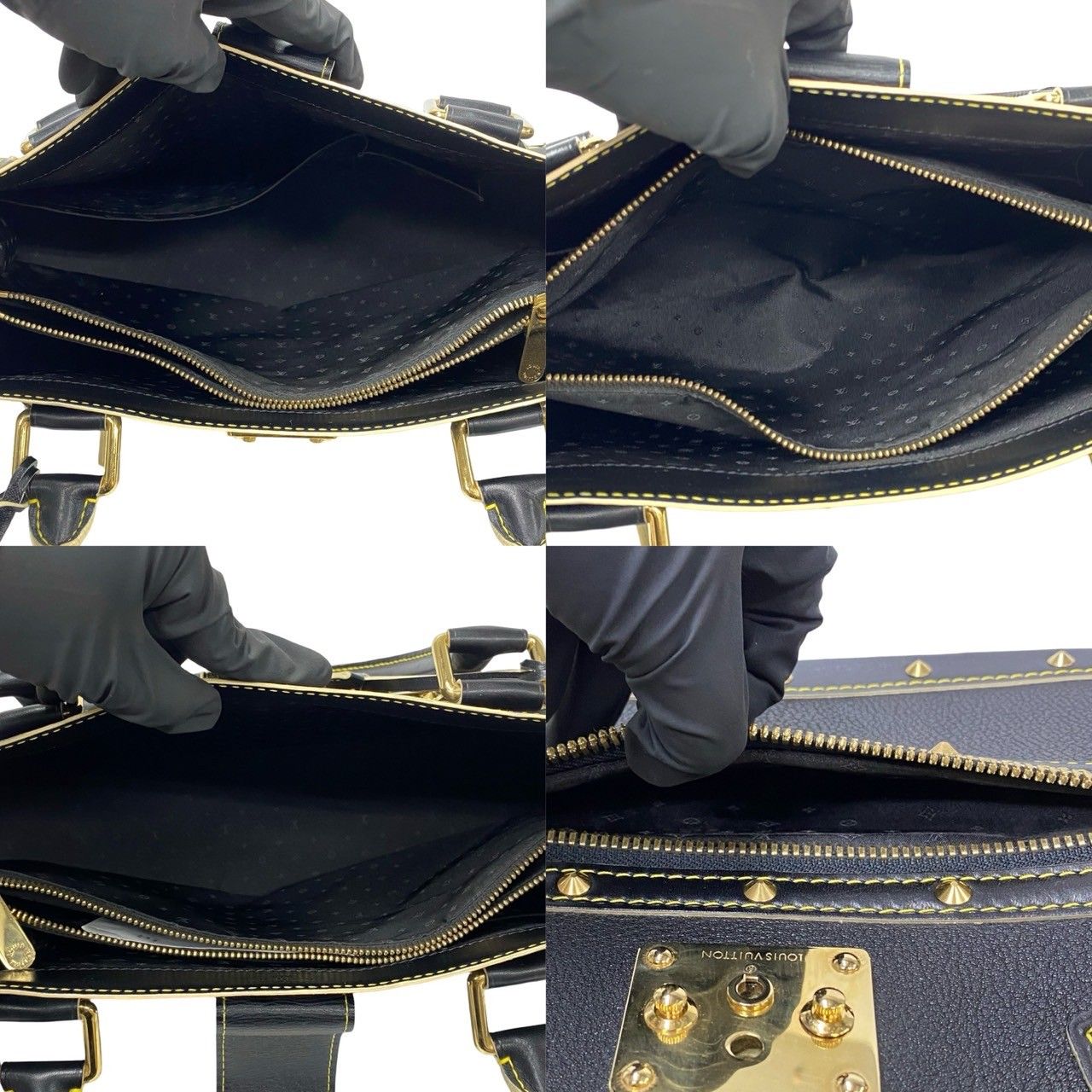 極 美品 LOUIS VUITTON ルイヴィトン スハリ ファビュロー ロゴ 金具 