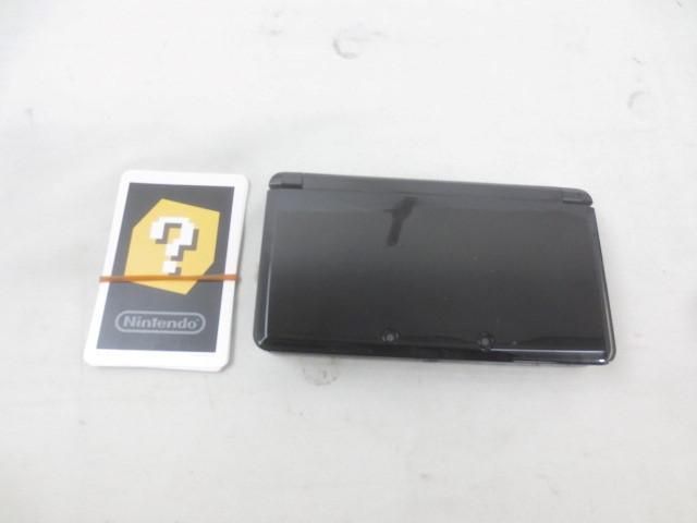  中古品 ゲーム ニンテンドー3DS 本体 CTR-001 コスモブラック 動作品 ARカード付き