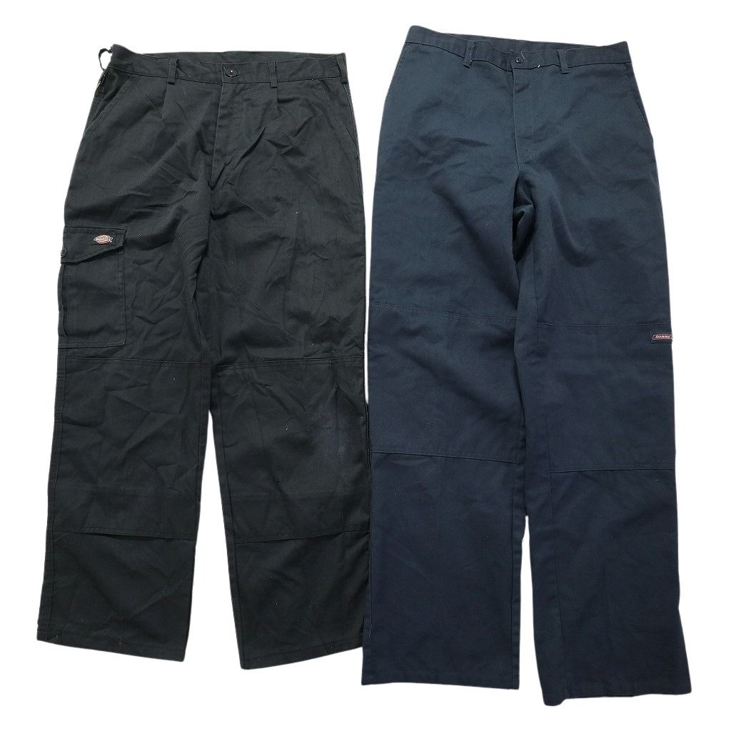 古着卸 ディッキーズ Dickies ダブルニー パンツ 7枚セット メンズ W30 W34 W36 カーゴ ワイドストレート 古着 NB9737 KIN-KAAI_COM
