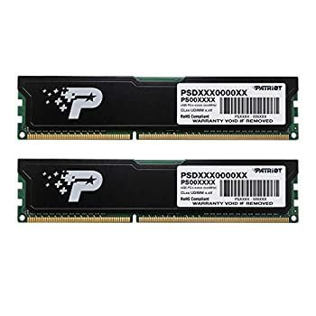 【中古】(非常に良い)Patriot デスクトップ用メモリ DDR3 1600MHz PC3-12800 8GB (4GBx2枚組) CL11 ヒートシンク付 - PSD38G1600KH