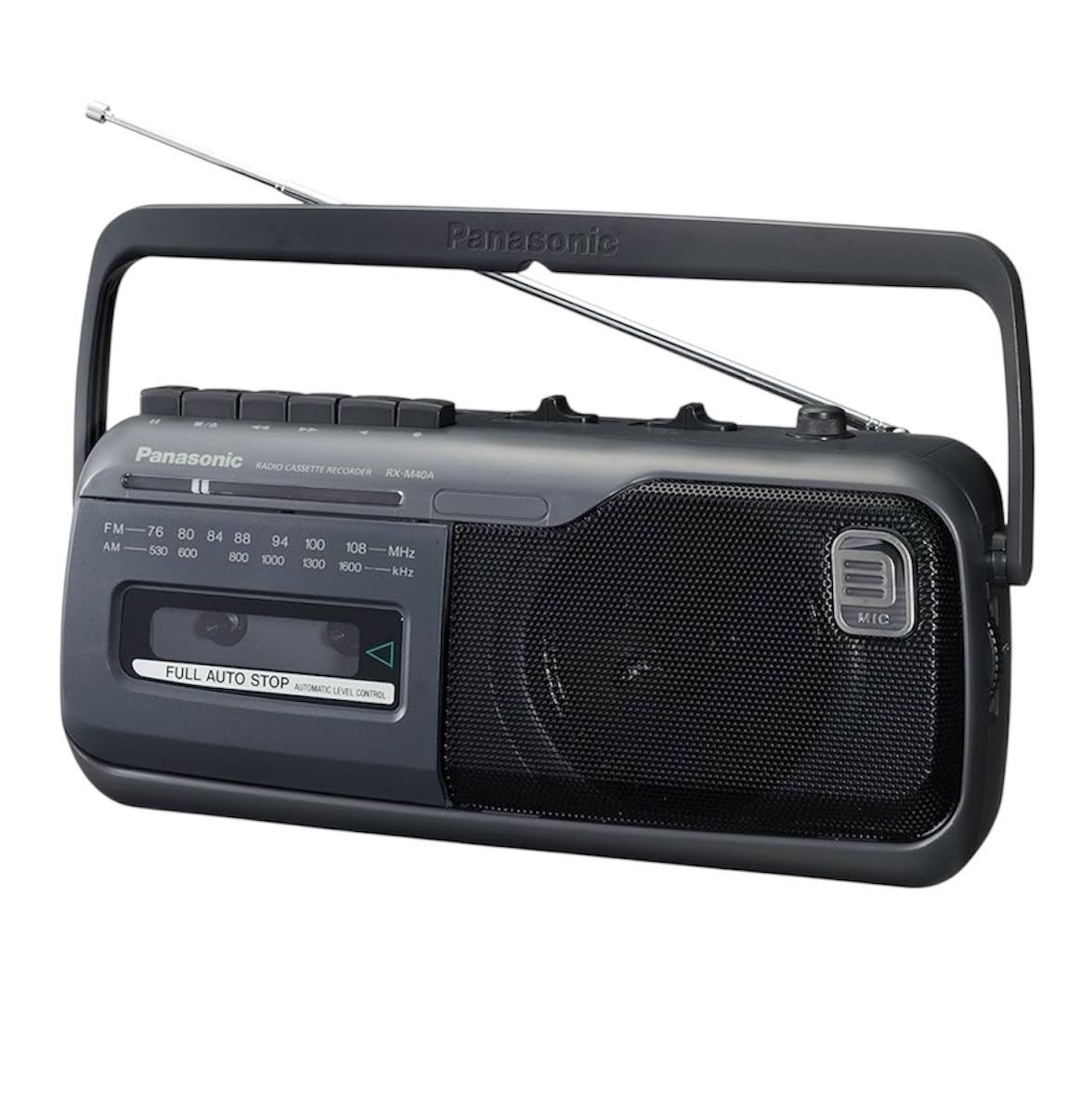 Panasonic ラジオカセット レコーダー グレー RX-M40A-H 2016年製