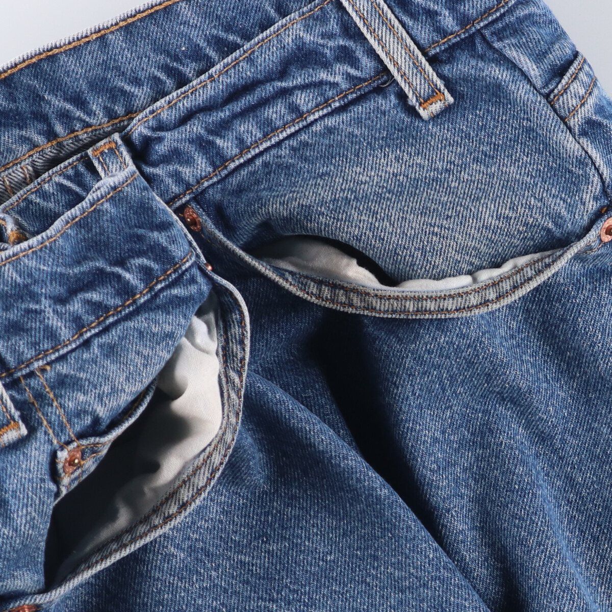 テーパードデニムパンツ メンズw34相当