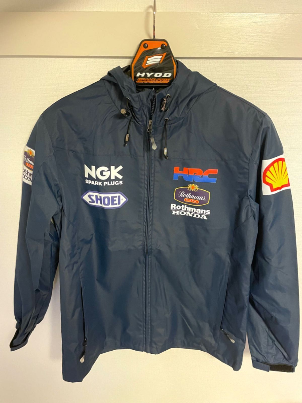 アウトレット L ロスマンズ Rothmans x honda HRC MotoGP NSR ジャケット バイクウェア レーシング アウトドア