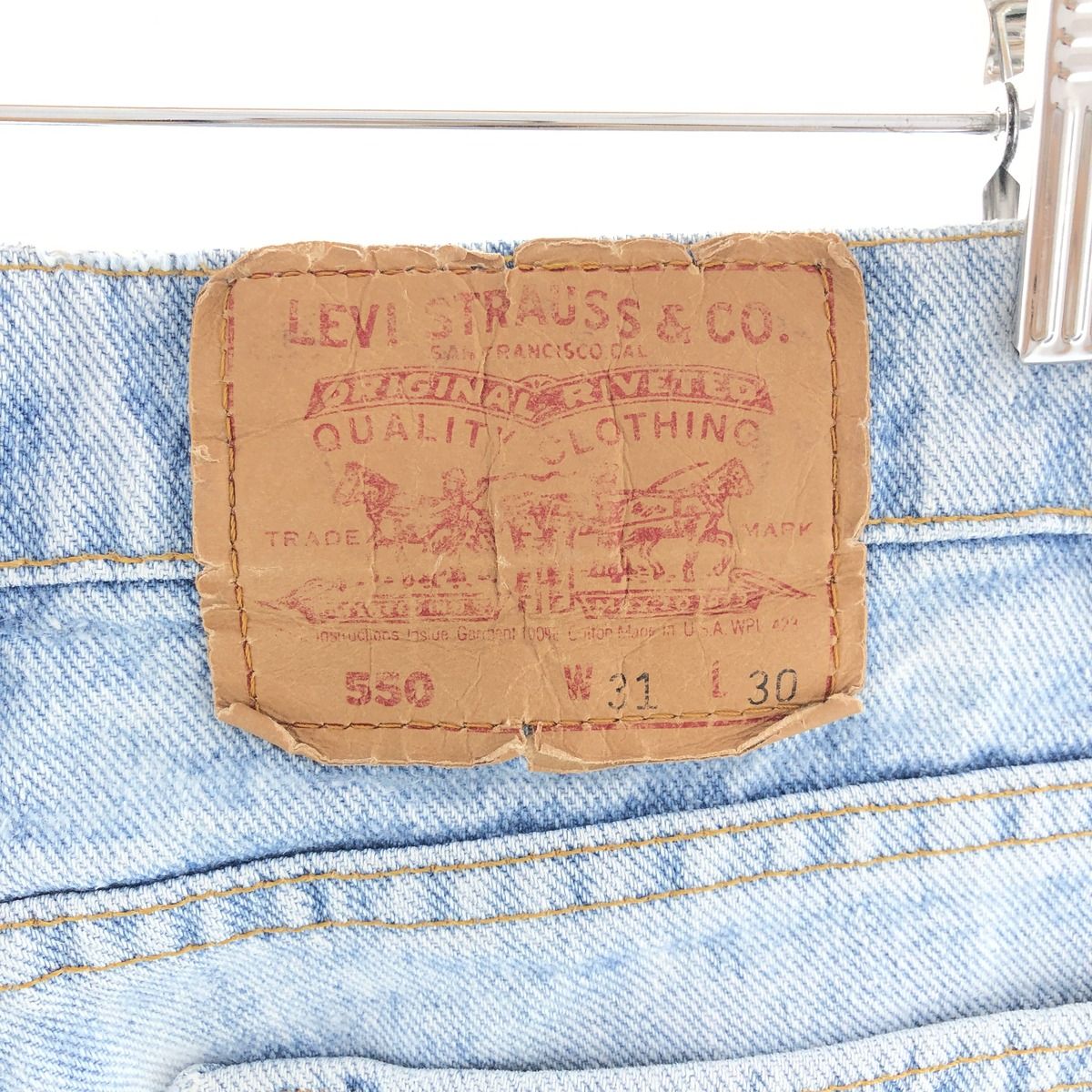 古着 90年代 リーバイス Levi's 550 テーパードデニムパンツ USA製 メンズw31 ヴィンテージ/taa003234