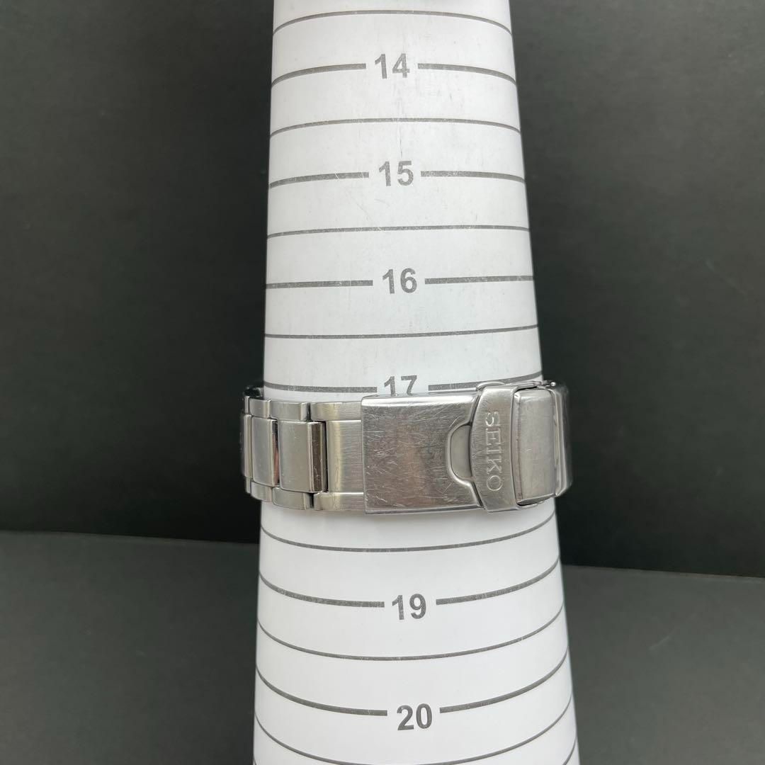 二次電池交換済】SEIKO キネティック 5M62-0BL0 ペプシベゼル KINETIC