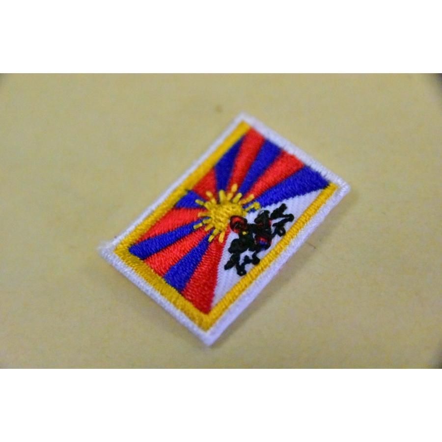 楽天市場】アイロンワッペン(チベット旗)(Mサイズ) 2個セット