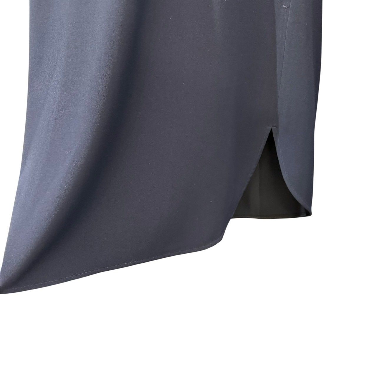 ENFOLD エンフォルド 20SS PEダブルクロスノーカラードレスロング