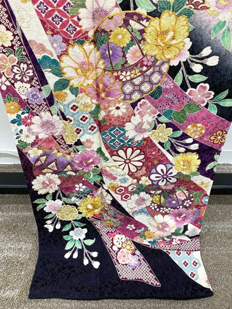 振袖 豪華 金駒 金彩 金通し 紋意匠 身丈169cm - メルカリ