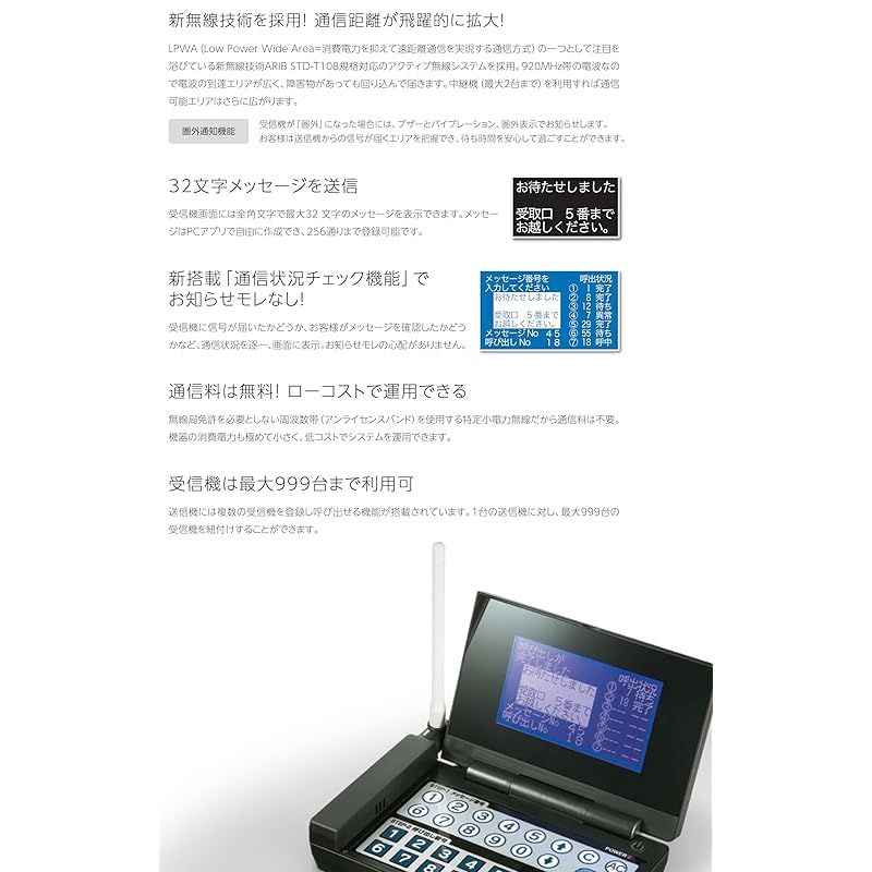 リモートリプライコール 受信機