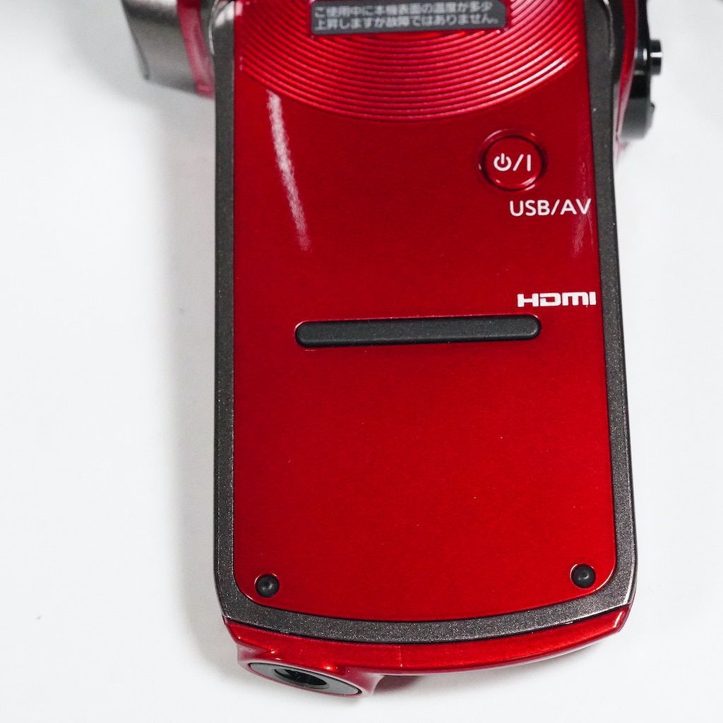 【美品】Panasonic HX-DC3 デジタルムービーカメラ　レッド Panasonic パナソニック HX-DC3 レッド 動作OK 返金保証 / 1872 - メルカリ