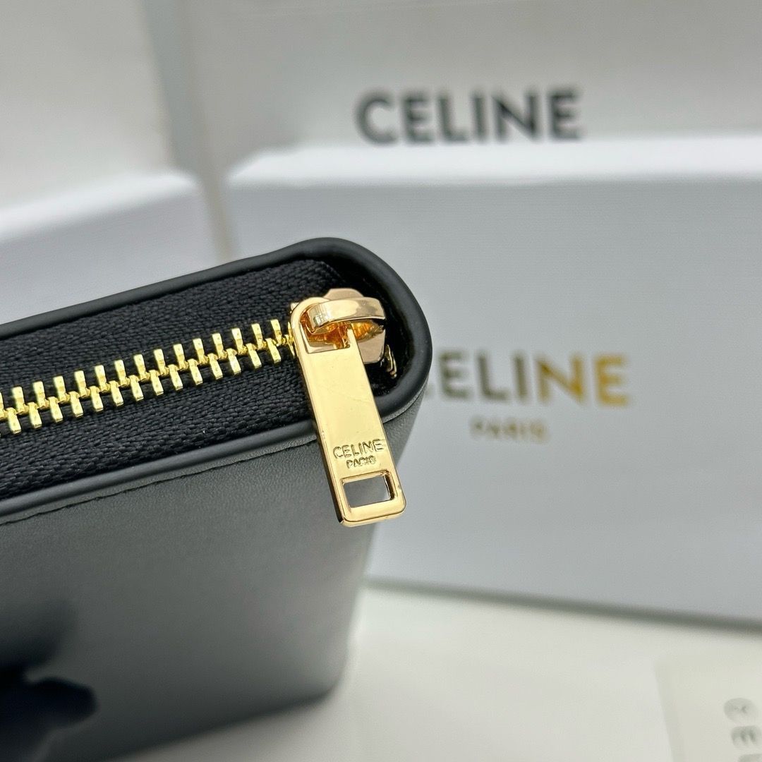 CELINE セリーヌ 財布 レディース 長財布 黒